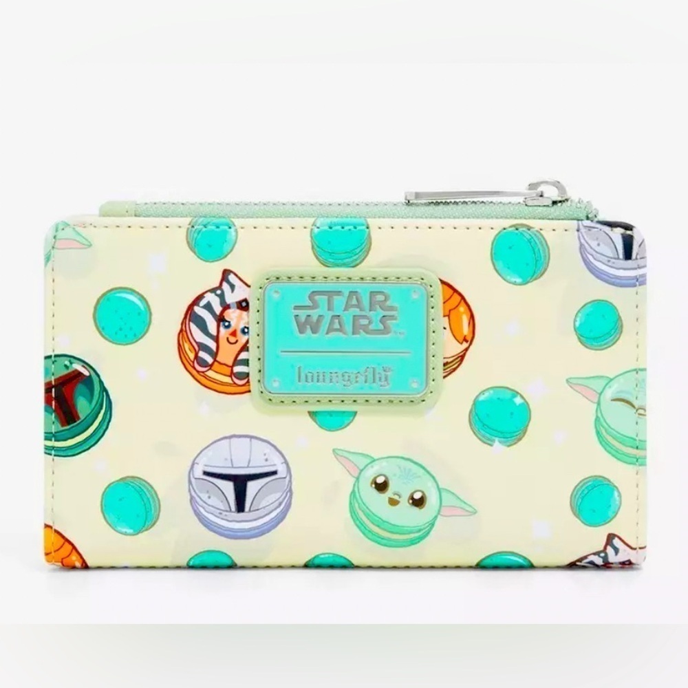 Loungefly Star Wars Character Macarons Allover Print Wallet